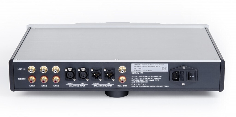 Предусилитель Karan Acoustics KA Line Mk3 Silver артикул 229068Si-1 фото 3