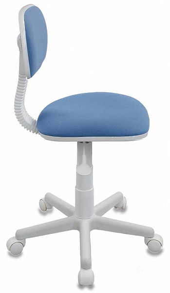 Кресло Бюрократ CH-W201NX/26-24 (Children chair CH-W201NX blue 26-24 cross plastic plastik белый) артикул 263381Si-1 фото 4