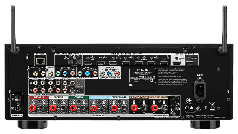 AV ресивер Denon AVR-X2300W артикул 149208Si-1 фото 6