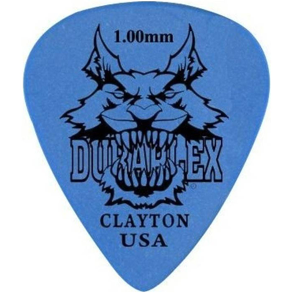 Медиаторы CLAYTON DXS100/12 - 1.00 mm DELRIN стандартные 12 шт артикул 290715Si-1