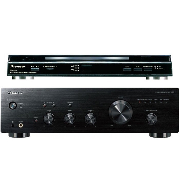 Комплект проигрыватель винила Pioneer PL-990 + стереоусилитель Pioneer A-20-K артикул 175942Si-1