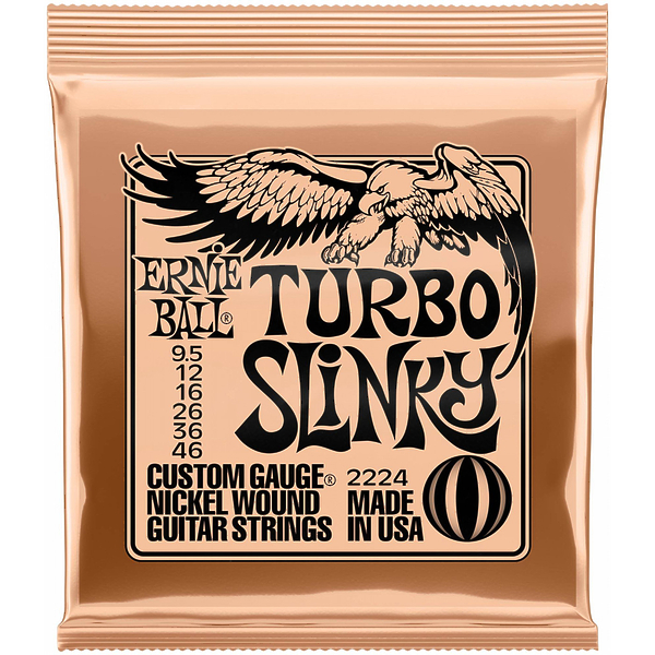 Струны для электрогитары Ernie Ball 2224 Nickel Wound Turbo Slinky артикул 291327Si-1