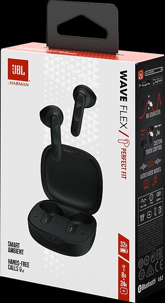 Наушники JBL Wave Flex TWS Black артикул 298247Si-1 фото 8