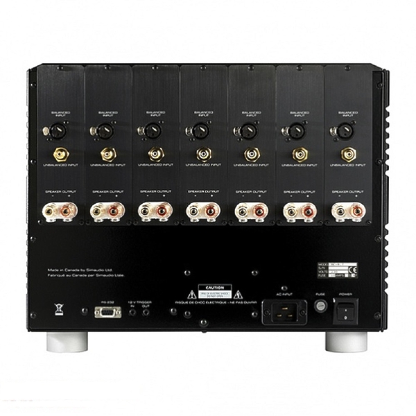 Усилитель мощности SIM Audio MOON MC-8/2 RS black 2-Channel Power Amplifier артикул 143660Si-1 фото 3