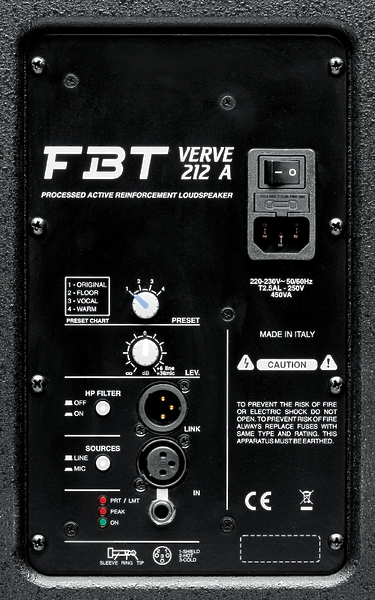 FBT Verve 212A артикул 122176Si-1 фото 3