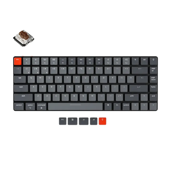 Беспроводная механическая ультратонкая клавиатура Keychron K3E3 артикул 267335Si-1