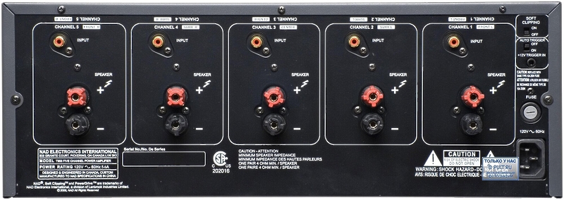 Усилитель мощности NAD T955 артикул 321283FV-1 фото 5
