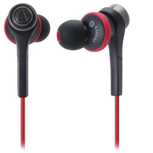 Наушники Audio Technica ATH-CKS55X black/red артикул 112548Si-1