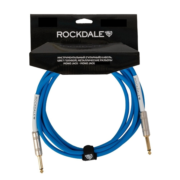 Инструментальный кабель ROCKDALE Wild C5 Blue артикул 275664Si-1