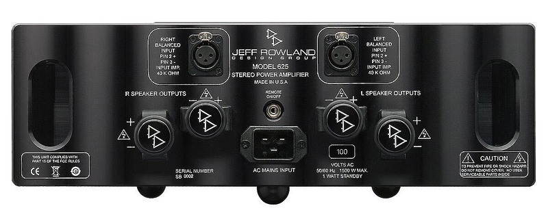 Усилитель мощности Jeff Rowland Model 625 Stereo Power Amplifier артикул 160503Si-1 фото 3