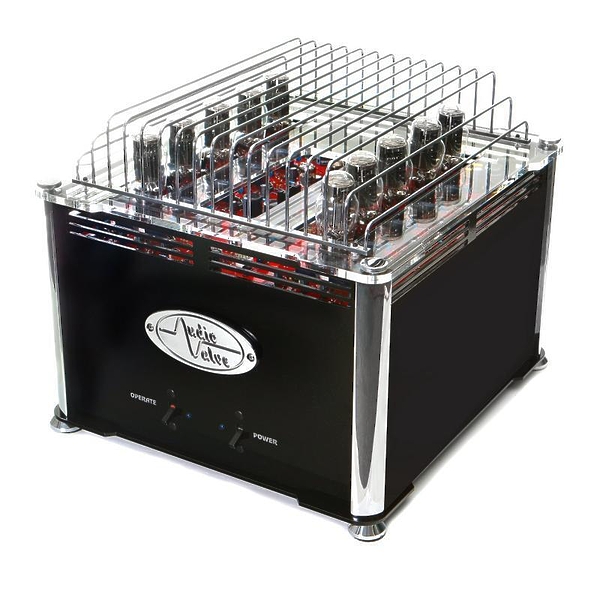 Ламповый усилитель AUDIO VALVE Baldur 300 black/chrome артикул 157859Si-1