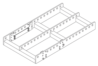 Крепление QSC AF3082-L Рама для массива WL3082 и WL212-sw артикул 125327Si-1