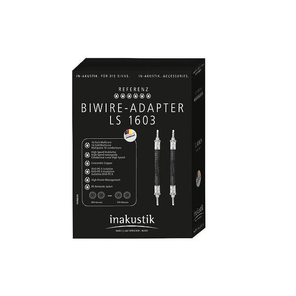 Bi-Wire перемычки In-Akustik Referenz LS-1603 Bi-Wire Jumper, BFA Bananas, 00719307 артикул 178741Si-1 фото 3
