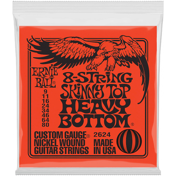 Струны для электрогитары Ernie Ball 2624 Nickel Wound Skinny Top Heavy Bottom Slinky артикул 291354Si-1