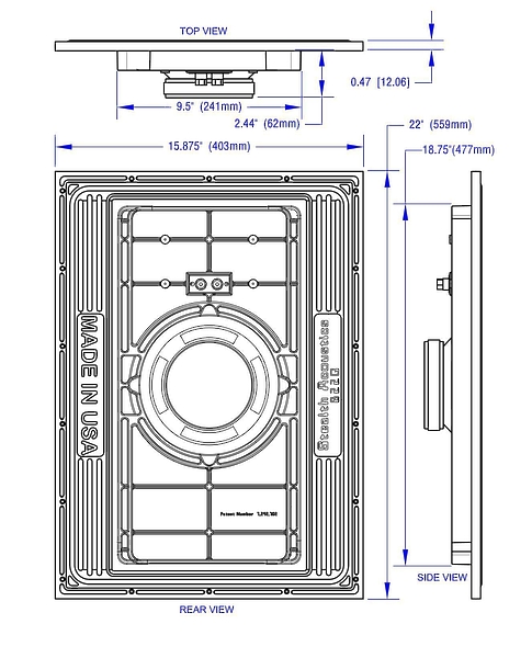Stealth Acoustics B22G артикул 342033SI-1 фото 3