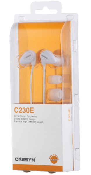 Наушники Cresyn C230E white (CPE-EP0230WL01) артикул 118842Si-1 фото 3