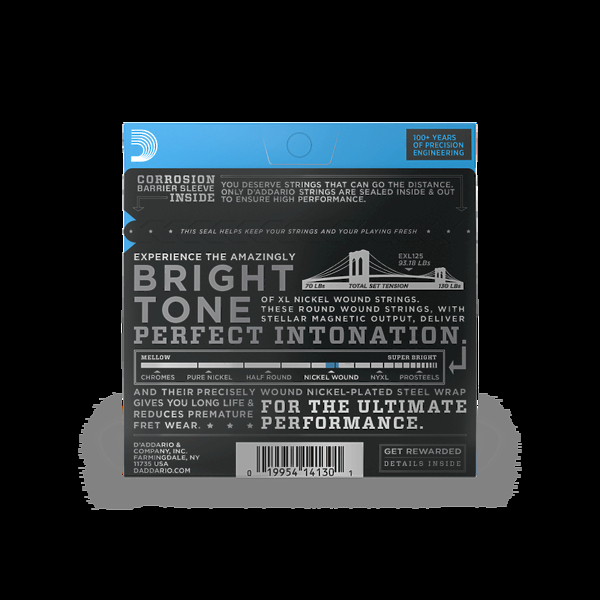 Струны для электрогитары D'Addario EXL-125 артикул 311116Si-1 фото 3