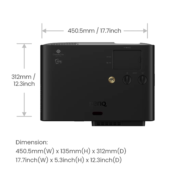 Проектор Benq W4000i артикул 303041Si-1 фото 10