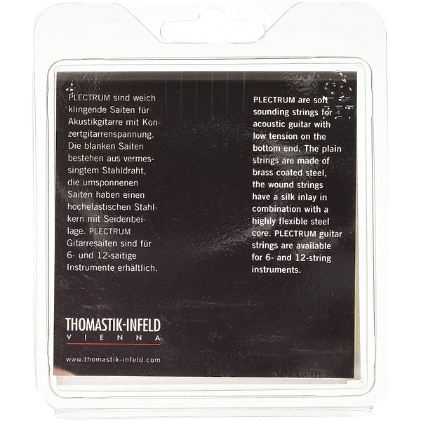 Струны для акустической гитары Thomastik AC110 Plectrum артикул 291669Si-1 фото 3