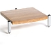 Atacama Eris ECO 5.0 Hi-Fi Single Shelf Module White/Medium Bamboo 125mm