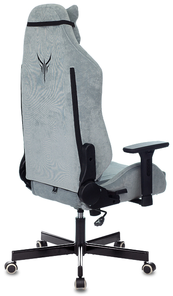Кресло Knight N1 SKY (Game chair Knight N1 Fabric grey/l.blue Light-28 headrest cross metal) артикул 263337Si-1 фото 13