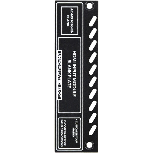 Заглушка (входной модуль) AV Pro Edge AC-MX1616-IN-BLANK артикул 248891Si-1