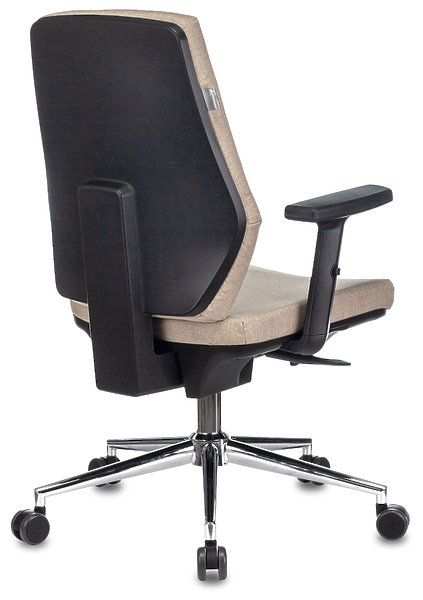 Кресло Бюрократ CH-545SL/1D/402-BG (Office chair CH-545SL beige 38-402 cross metal хром) артикул 263405Si-1 фото 5