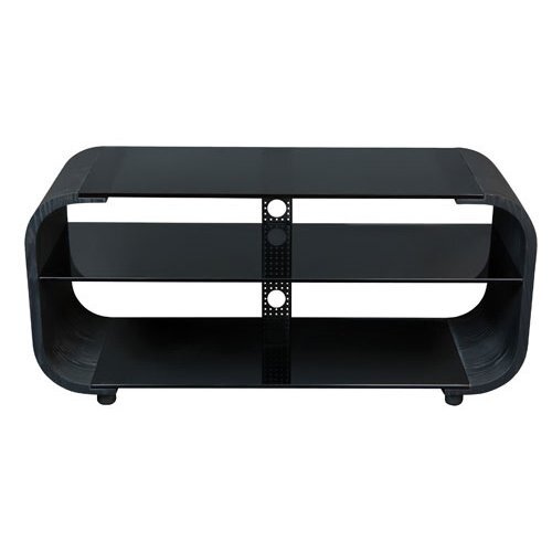 Подставка под телевизор Antall Vitara-02 (чёрный дуб/тонированное стекло) артикул 107713Si-1