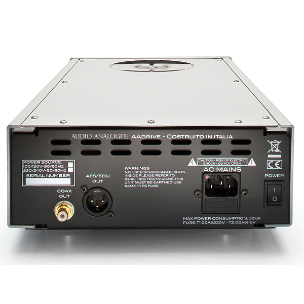 CD транспорт Audio Analogue AADrive Silver артикул 292070Si-1 фото 3
