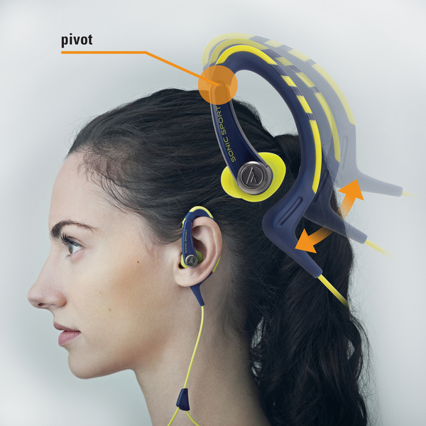 Наушники Audio Technica ATH-SPORT1iS pink артикул 150262Si-1 фото 5