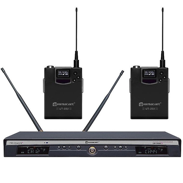 Радиосистема RELACART UR-260D (554-586 МГц) (в комплекте 2шт UT-222 и LM-C460/480) артикул 304001Si-1
