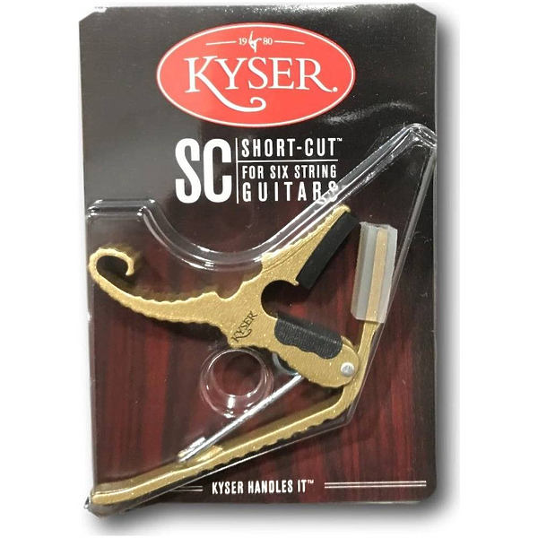 Каподастр для акустической гитары Kyser KG3G артикул 291876Si-1 фото 3