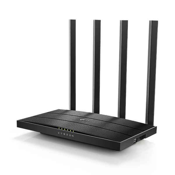 Роутер TP-LINK Archer C6U AC1200 10/100/1000BASE-TX/4G ready Black артикул 267791Si-1