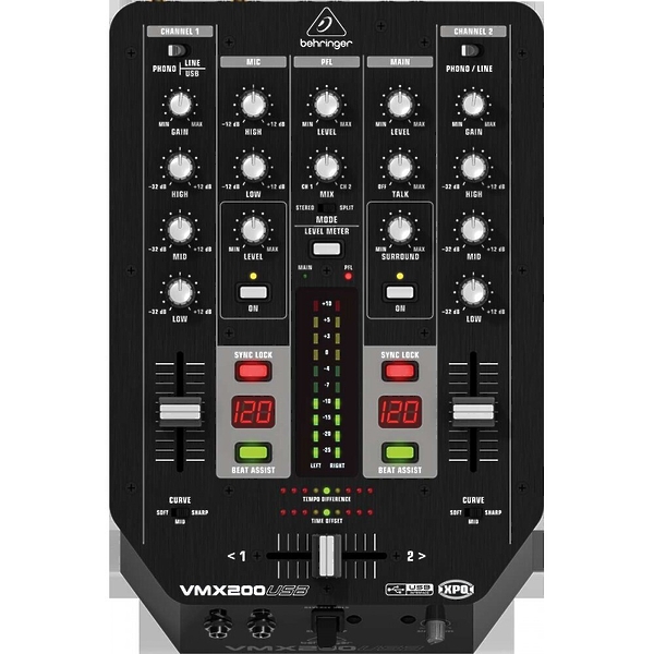 Микшер Behringer VMX200USB DJ артикул 106695Si-1 фото 5
