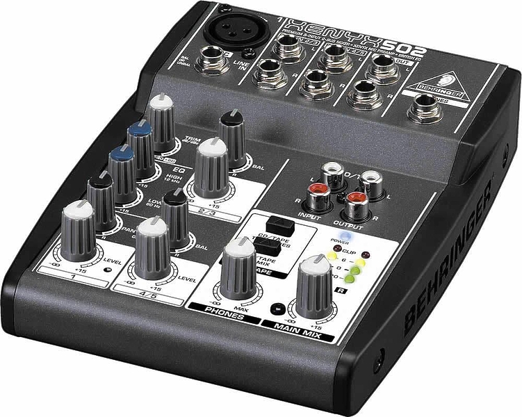 Behringer 502 аналоговый микшер артикул 347463SI-1