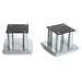 Стойка для колонок Atacama SL 200 (высота 20 см) silver