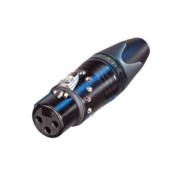 Разъем Neutrik NC3FXX-B-CRYSTAL артикул 283589Si-1