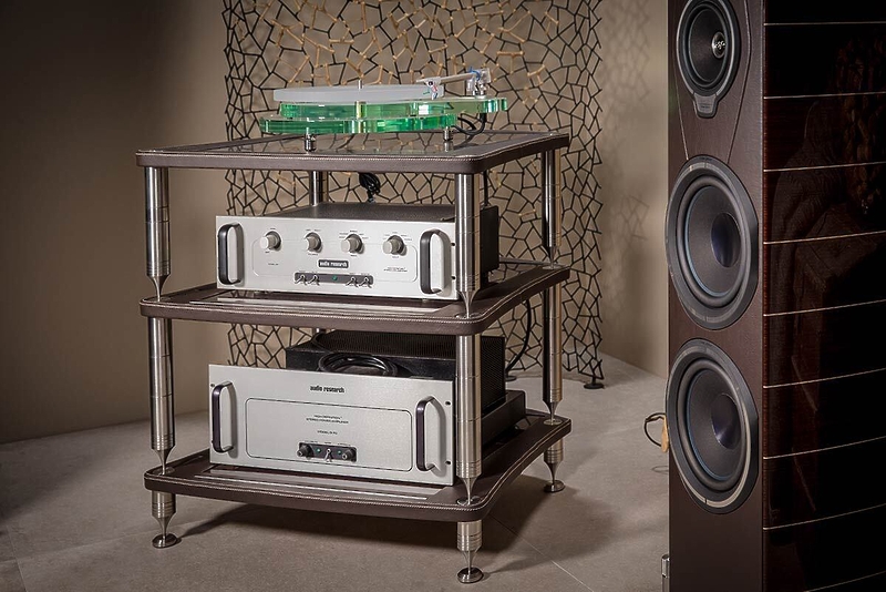 Стойка под Hi-Fi Bassocontinuo Accordeon XL 4 B Wenge Нижняя полка артикул 176288Si-1 фото 4