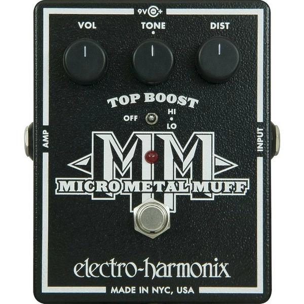 Педаль для гитары Electro-Harmonix Micro Metal Muff Metal Distortion артикул 280534Si-1