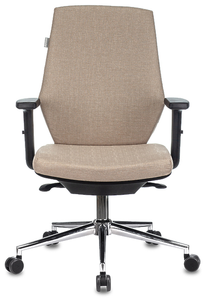 Кресло Бюрократ CH-545SL/1D/402-BG (Office chair CH-545SL beige 38-402 cross metal хром) артикул 263405Si-1 фото 3