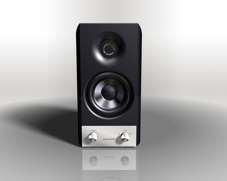 Полочная акустика Quadral Rondo aktiv black high gloss артикул 136726Si-1 фото 3