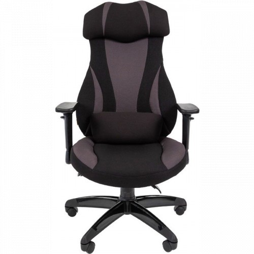 Кресло игровое Chairman game 14 00-07022218 Black/Gray артикул 269943Si-1 фото 3