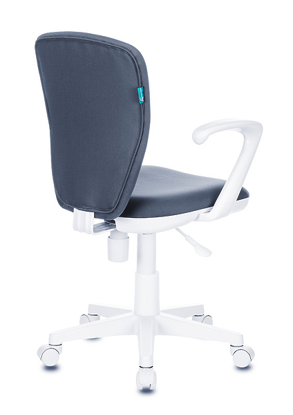 Кресло Бюрократ KD-W10AXSN/26-25 (Children chair KD-W10AXSN grey 26-25 cross plastic plastik белый) артикул 263306Si-1 фото 5