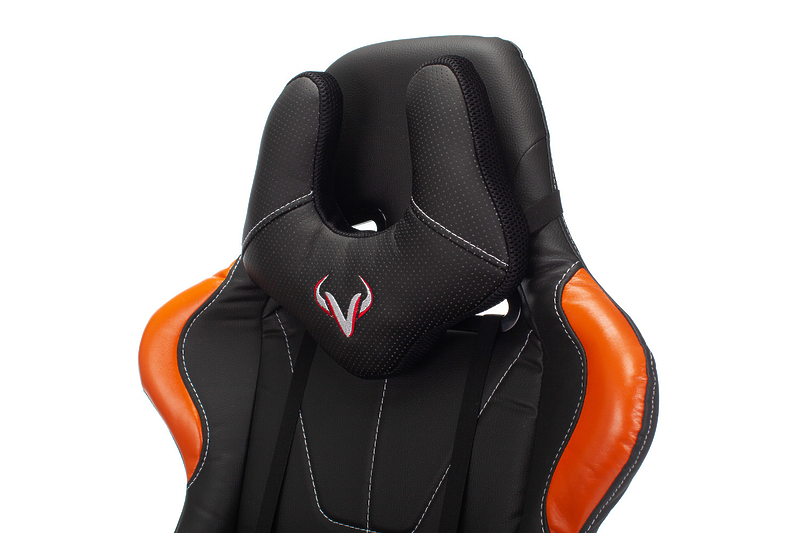 Кресло Zombie VIKING 5 AERO ORANGE (Game chair VIKING 5 AERO black/orange eco.leather headrest cross plastic) артикул 263471Si-1 фото 18