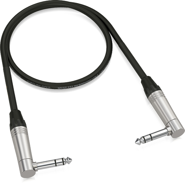 Инструментальный кабель Behringer GIC-60 4SR Black 0.6m артикул 296972Si-1