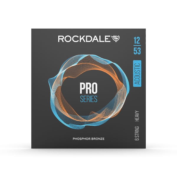 Струны для акустической гитары ROCKDALE PRO 12-53 Phosphor Bronze Heavy артикул 303639Si-1