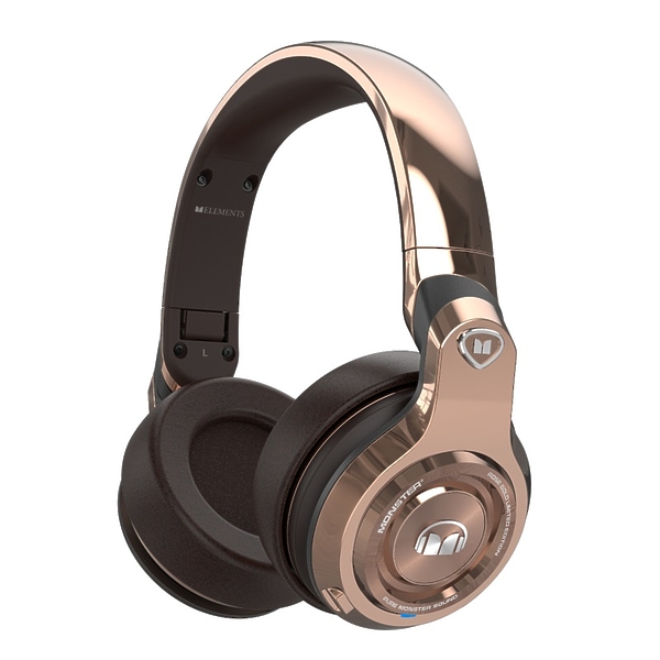 Наушники Monster Elements Wireless Over-Ear Rose Gold (137051-00) артикул 163189Si-1