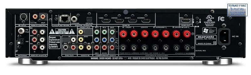 AV Ресивер Marantz NR 1602 black артикул 385607FV-1 фото 3