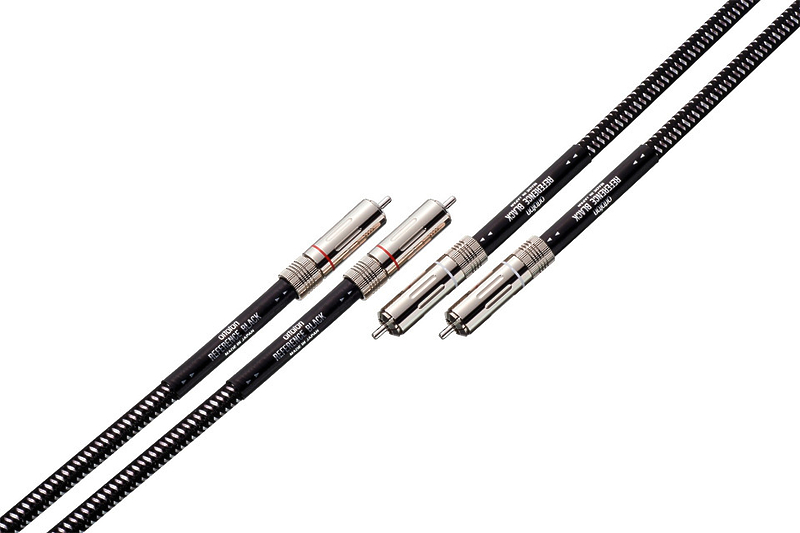 Кабель межблочный аудио Ortofon Reference Black RCA 1,0m артикул 190303Si-1