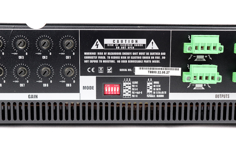 Усилитель мощности Audiocenter Artist T8800 артикул 300172Si-1 фото 5